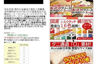 楽天市場の有力店舗・本紙商品価格調査　「不当な二重価格」一定数、「食品」「アパレル」で目立つ