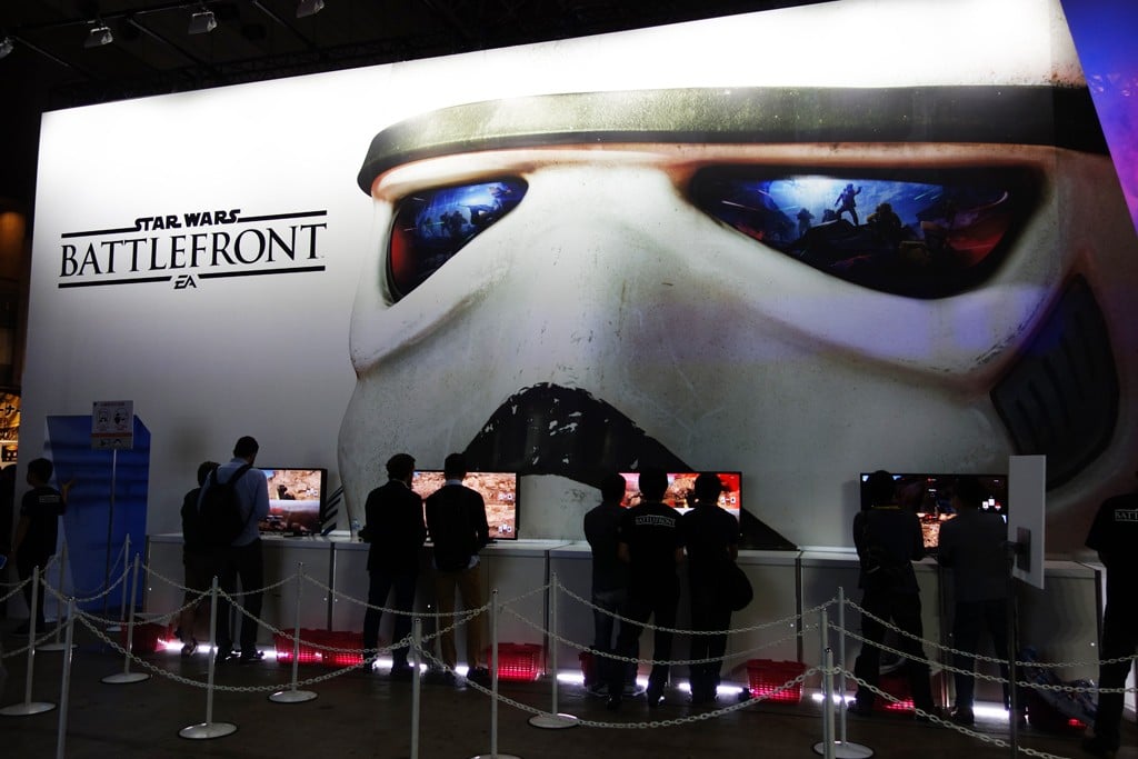 【東京ゲームショウ2015】『スター・ウォーズ』ファンはEAとバンナムのブースをチェック