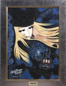 松本零士氏原画『銀河鉄道999』の世界が“宝石画アート”に
