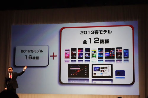 【ドコモ2013春モデル発表会】イチ押し『Xperia Z』や2画面『MEDIAS W』に1万円以下の『dtab』などスマートフォン9機種とタブレット2機種を発表