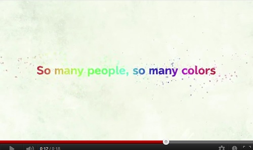 「So many people, so many colors」のコピー