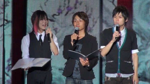 MCを務めた百花繚乱さん、爆笑コメディアンズ半澤さん・秀作さん MCを務めた百花繚乱さん、爆笑コメディアンズ半澤さん・秀作さん