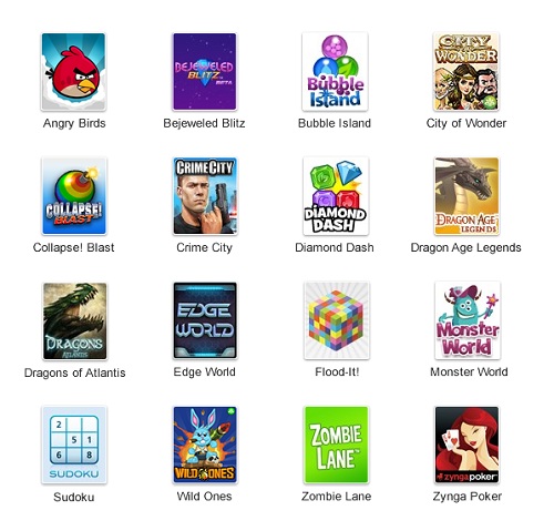 Google+に追加されるゲームラインナップ Google+に追加されるゲームラインナップ