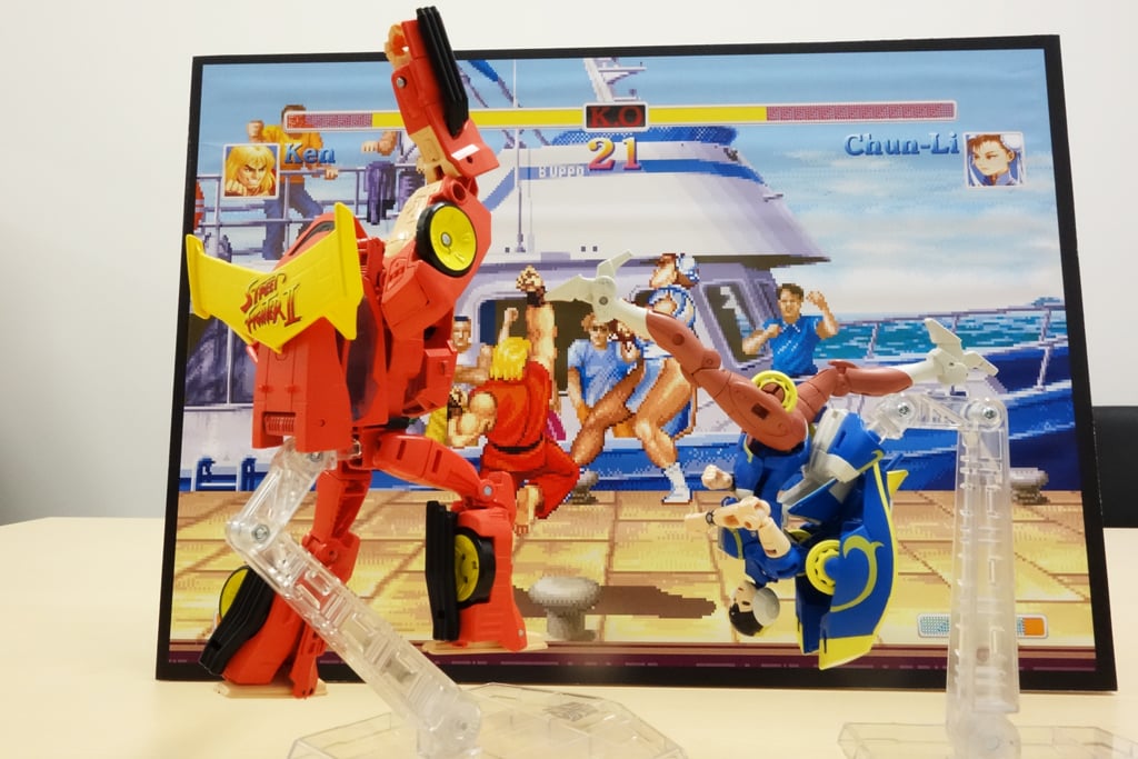 ストIIファイターが変形メカに!? 『ストリートファイターII