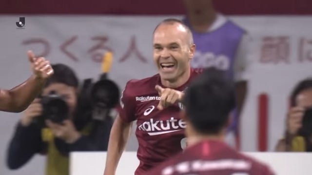 Jリーグ：ヴィッセル神戸イニエスタが来日初ゴール！ 海外からも
