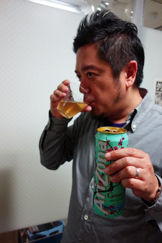 飲んでみます