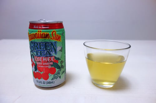 『Hawaiian Sun GREEN TEA LYCHEE WITH GINSENG』