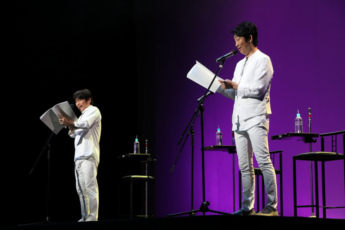 Non Style石田明と声優 石田彰が共演 Wイシダ朗読劇 Ushiromuki ガジェット通信 Getnews