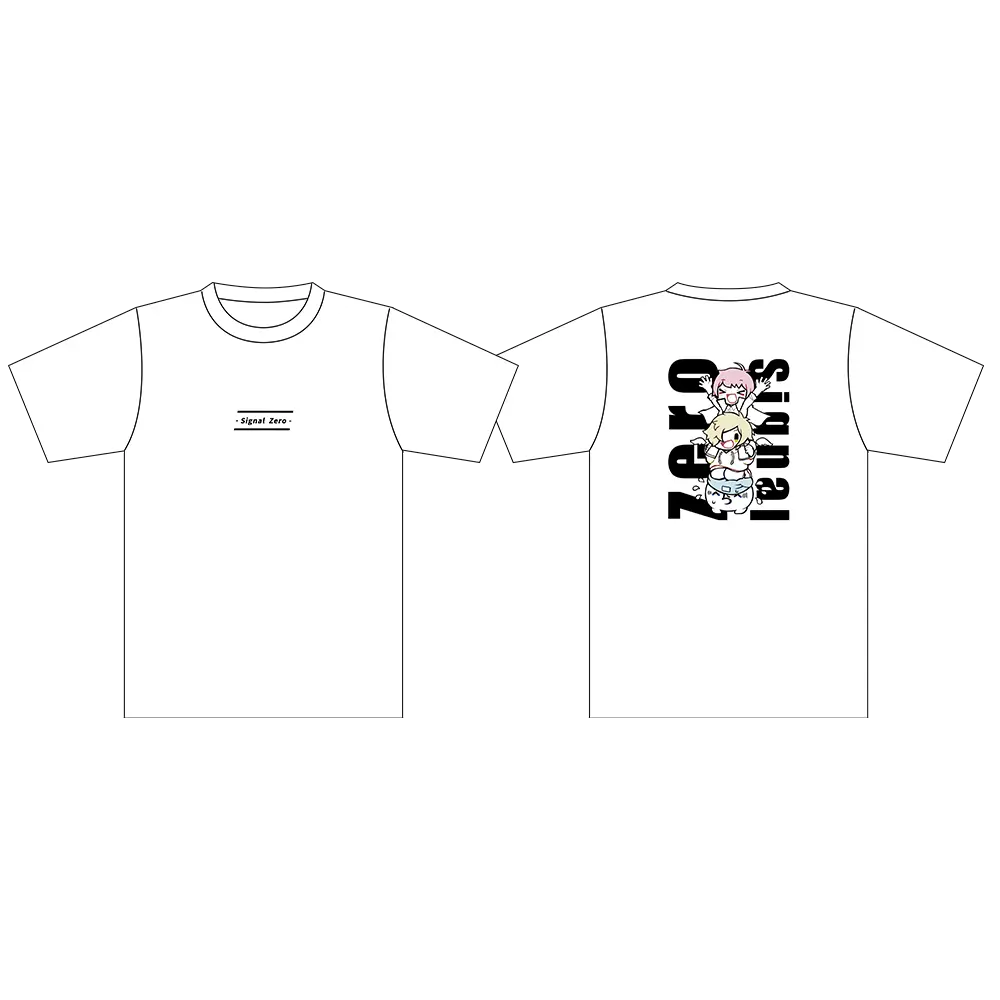 しぐなるぜろ Tシャツ ホワイトB