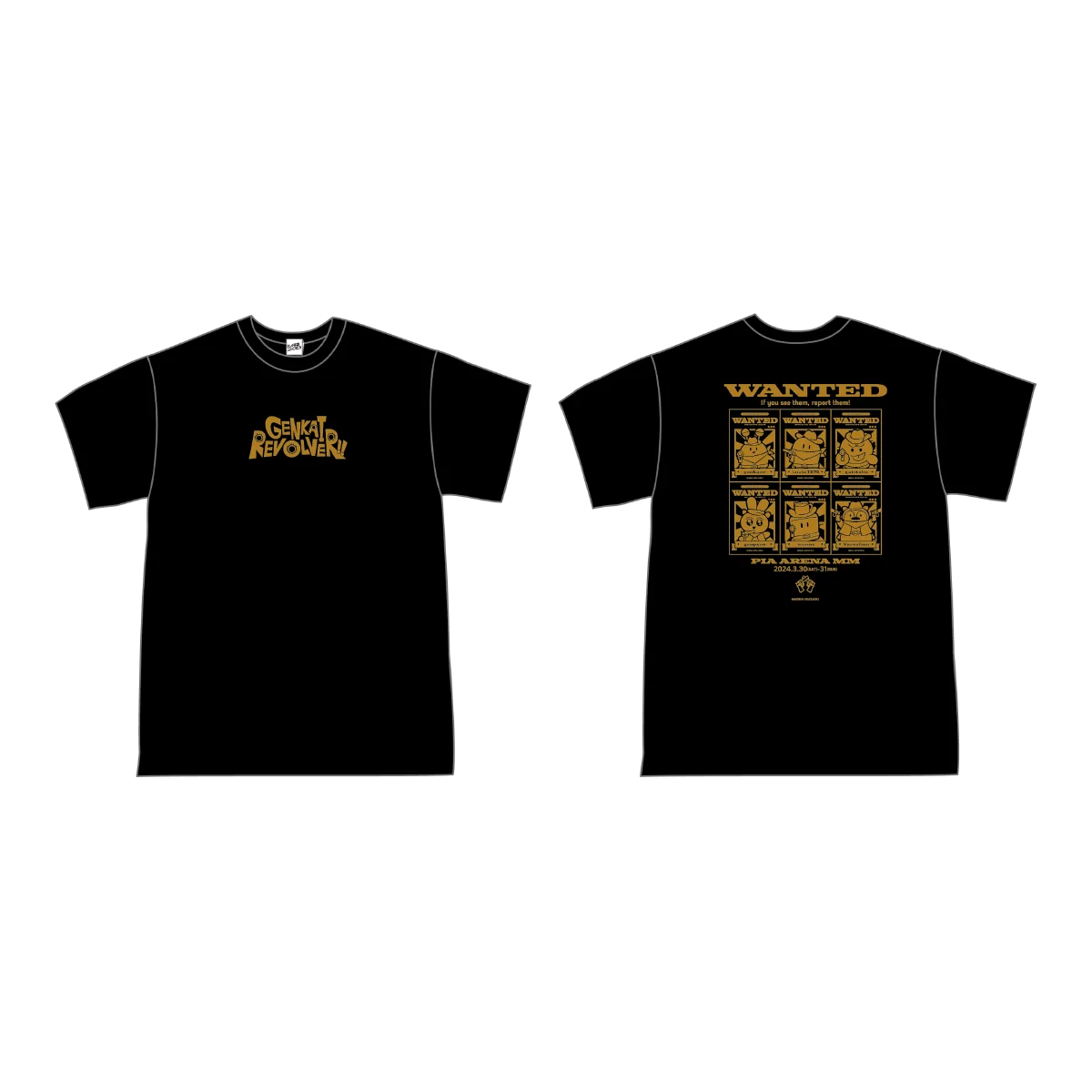 GENKAI REVOLVER!! Tシャツ ブラック