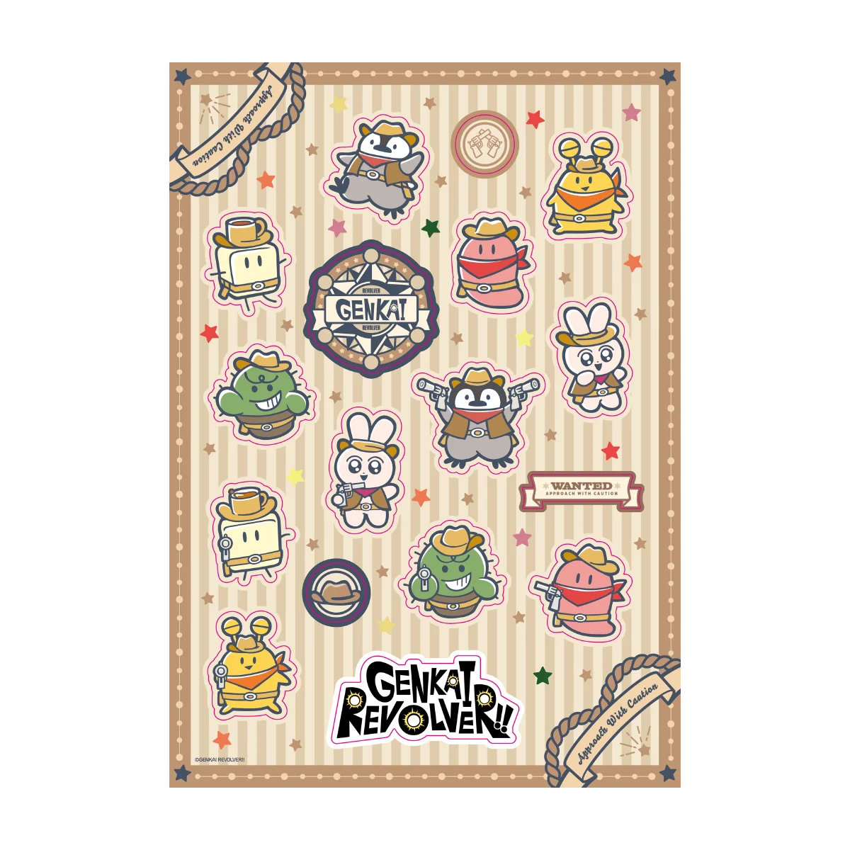 GENKAI REVOLVER!! ステッカーシート