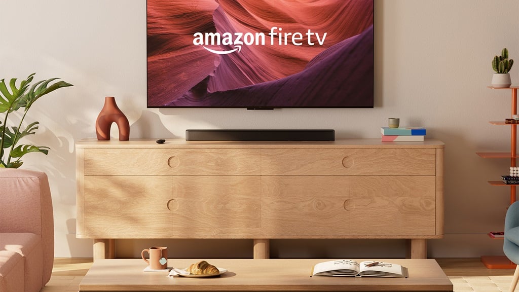 Fire TVシリーズと連携するサウンドバー「Fire TV Soundbar Plus」が国内初登場