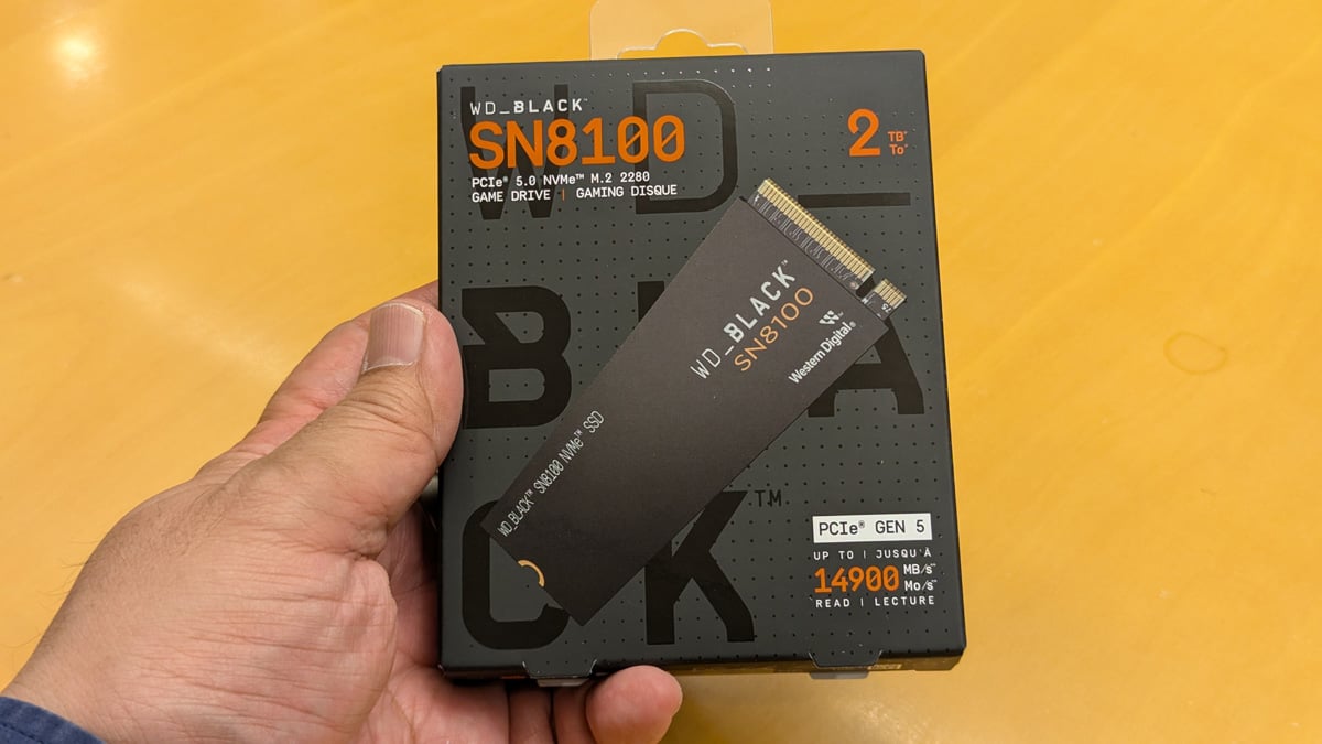 サンディスクがPCIe Gen 5.0のNVMe SSD「WD_BLACK SN8100」を6月中旬以降発売へ