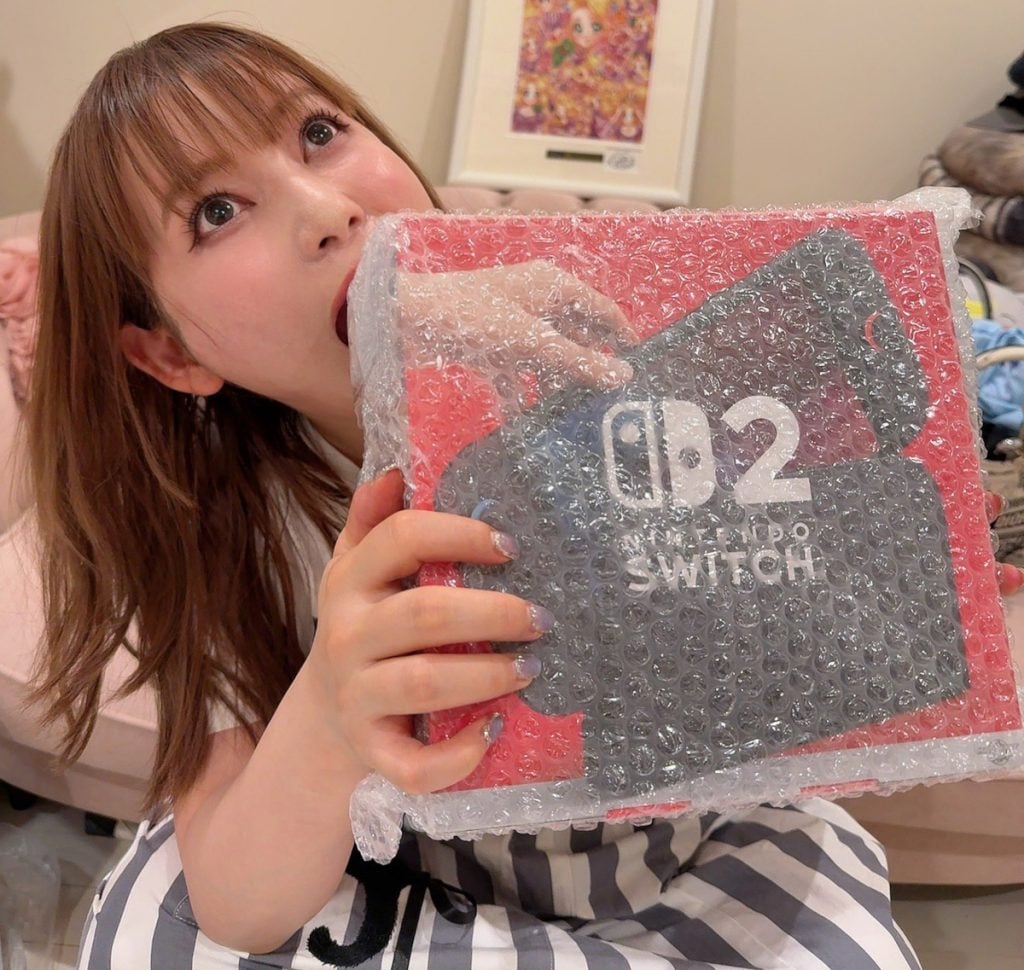 中川翔子さんがSwitch2の購入報告を行うも転売ヤーからの購入疑惑が浮上！？　本人は否定「完全に間違った情報でここまで色々言われて悲しいです」