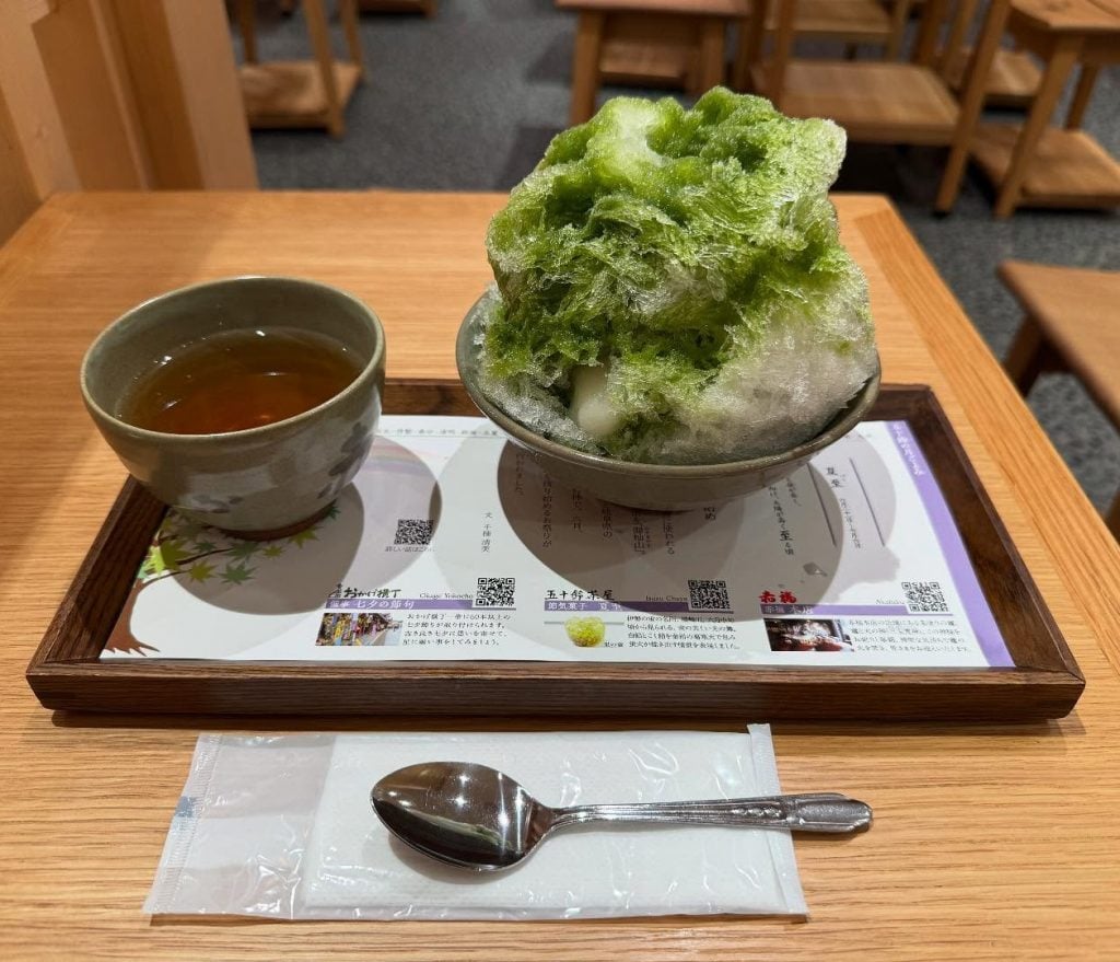 【大阪グルメ】大阪であの赤福氷を食べることができる！　高島屋大阪店の「赤福 五十鈴茶屋」