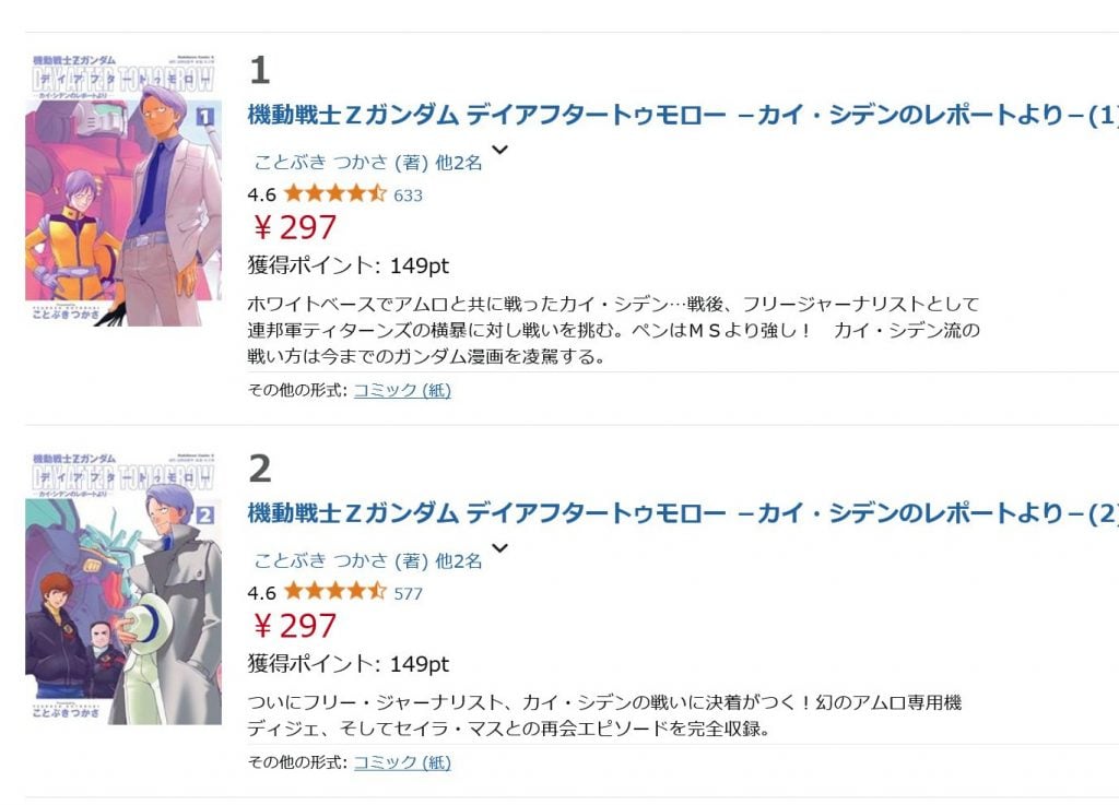 Amazonプライムデーとの組み合わせで実質75％オフに！？　ガンダムコミックフェアは7月9日が最終日！