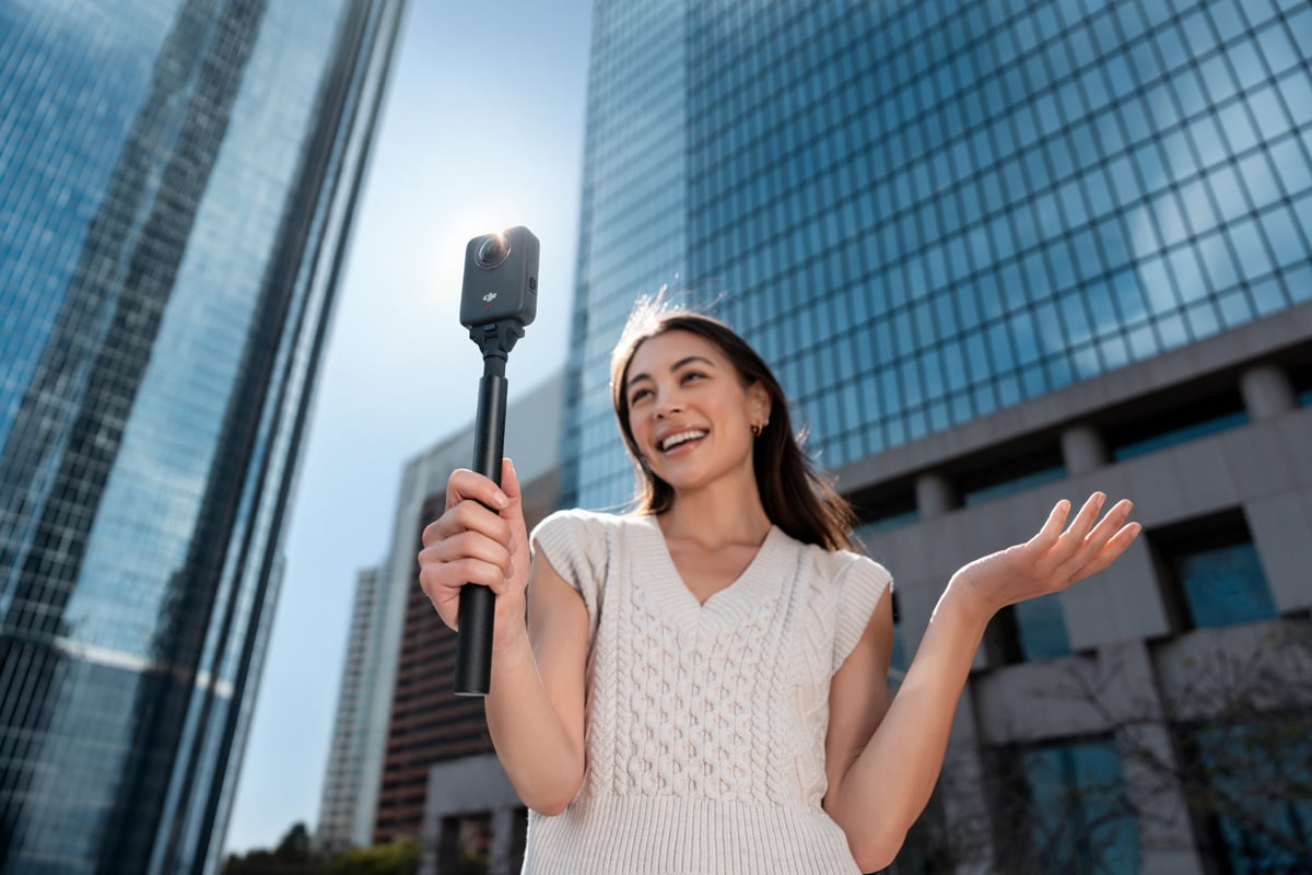 DJIが360°カメラ「Osmo 360」を発売 正方形イメージセンサーの採用により高画質と低消費電力を実現