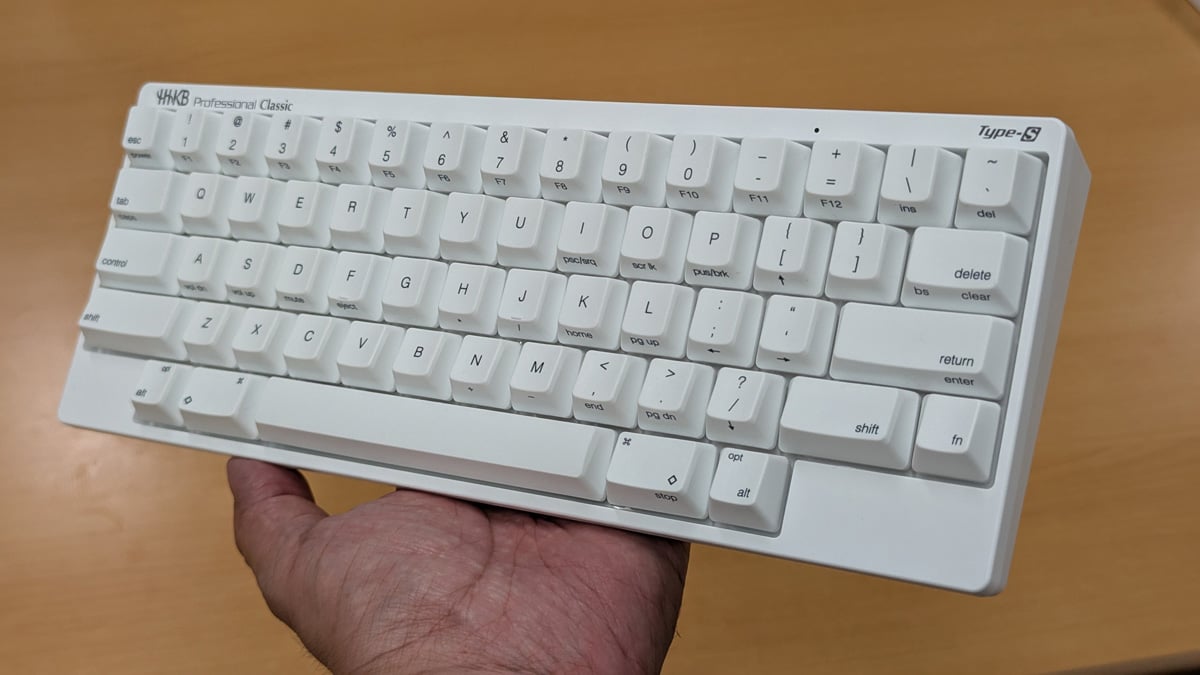 コンパクトな有線タイプのHHKBに最上位モデルと同等の打鍵感と静粛性を持たせた「HHKB Professional Classic Type-S」が発売