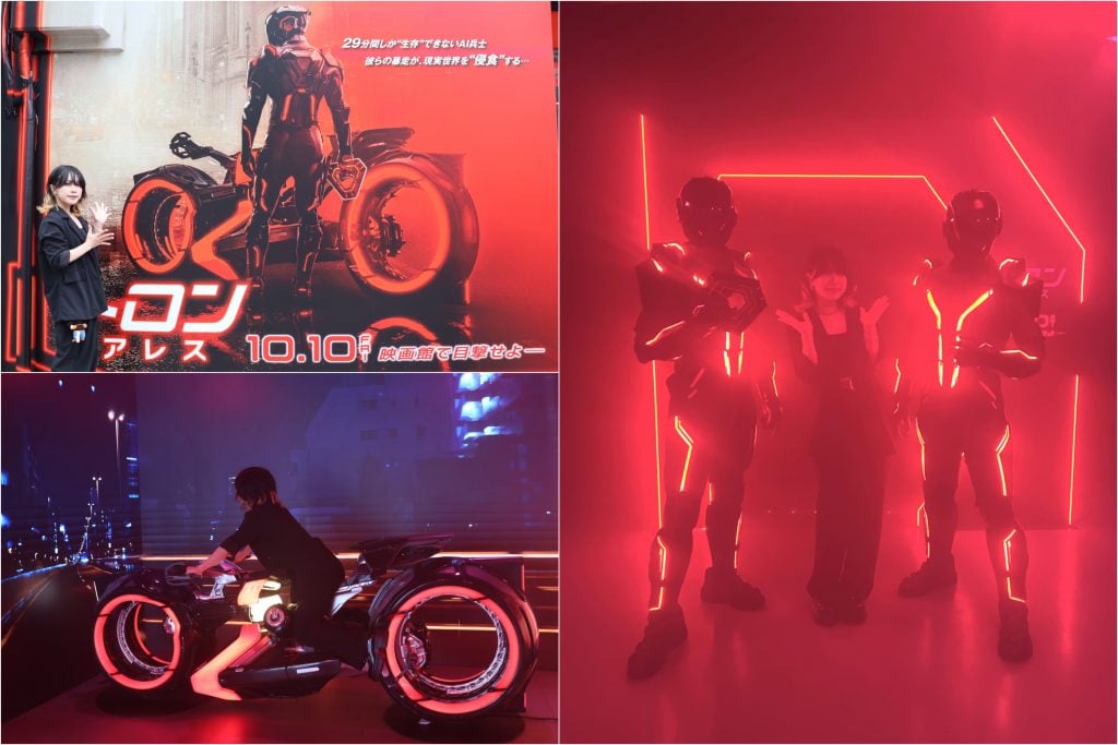 『トロン：アレス』イマーシブ・エクスペリエンス開催中！　ライトサイクルへの乗車やVR体験が楽しめる：夢と魔法に魅せられたミキ’s TODAY Vol.82