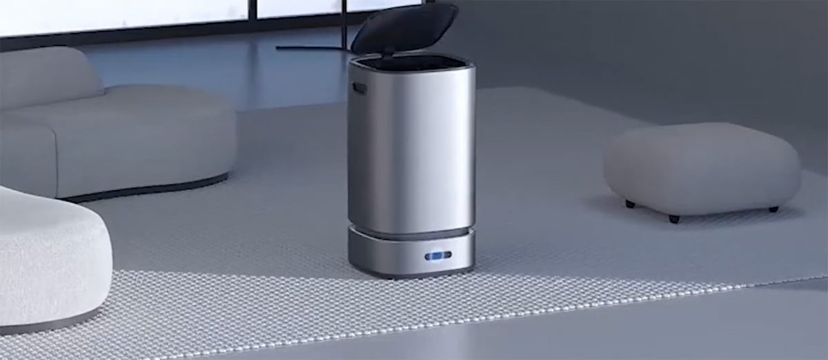 自動密閉機能搭載で手足センサー対応のスマートゴミ箱をクラファンで早期支援特典実施中