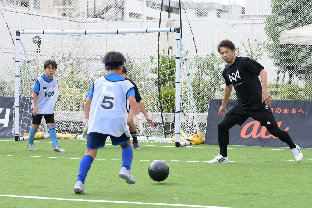 本田圭佑考案の4人制サッカーを楽しく体験！「4v4 EVENT Presented by