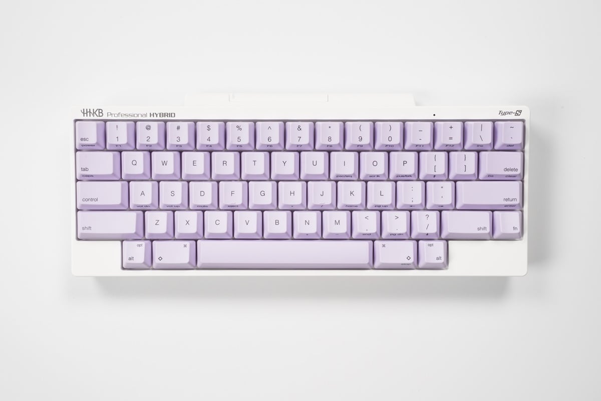 日本の魅力を世界へ伝える「HHKB カラーキートッププロジェクト」第4弾は藤の花をイメージした「キートップセット（藤）」