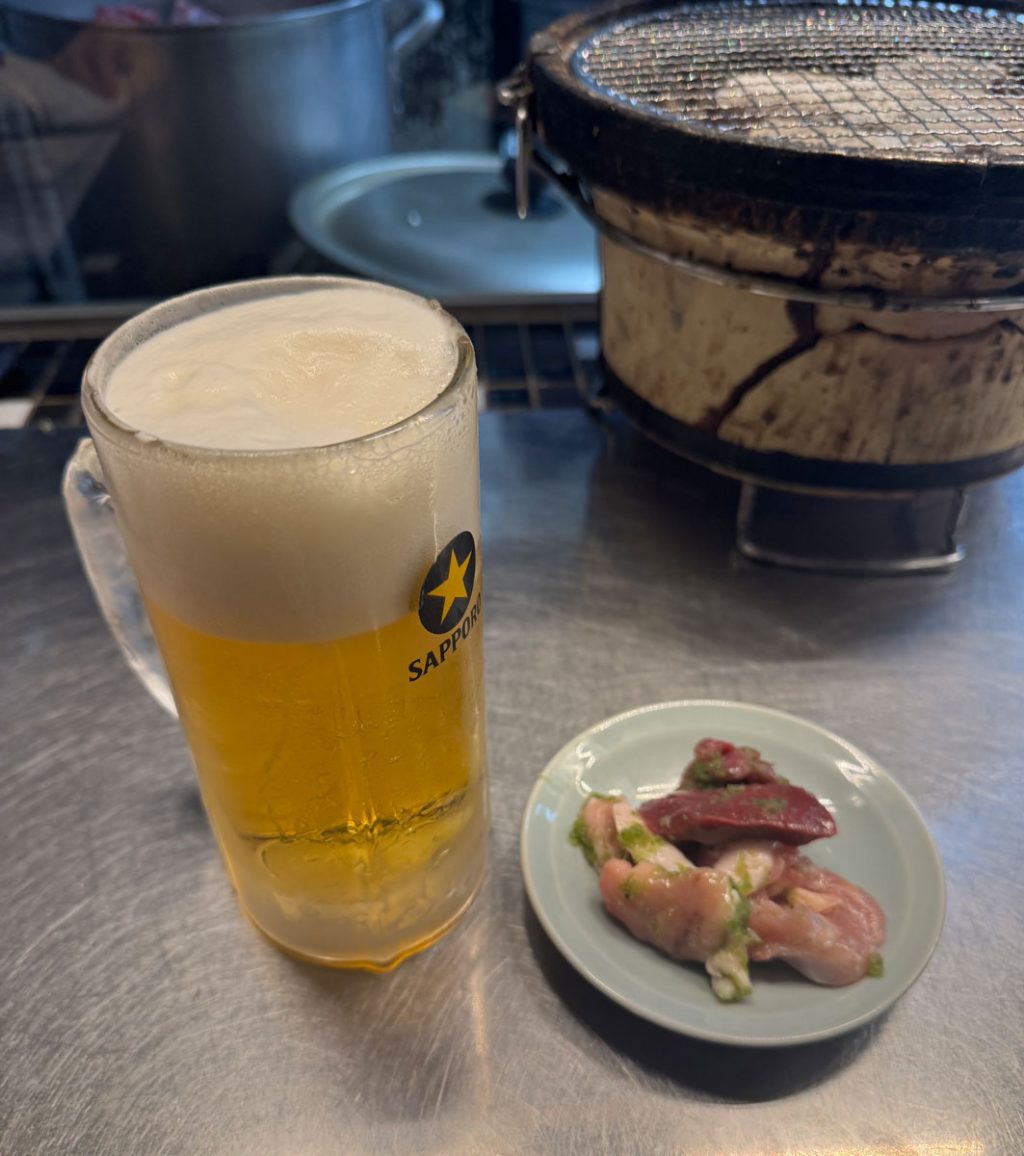 【鹿児島グルメ】炭火焼肉ホルモン横綱三四郎・天文館店の「真夜中の千べろセット」が素晴らしい