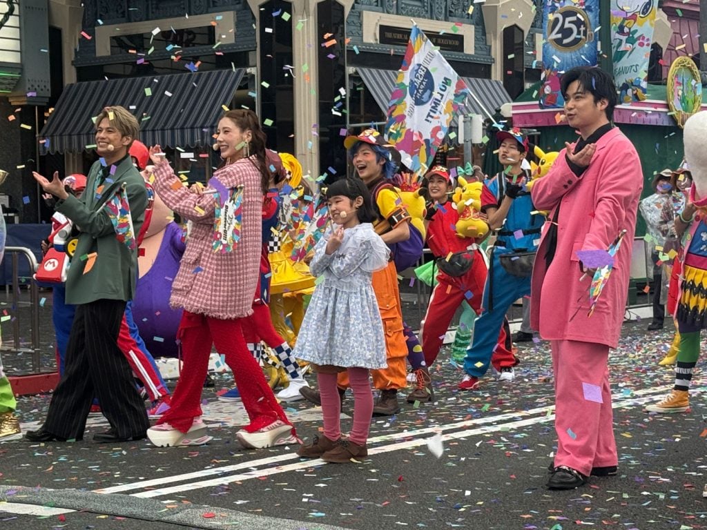USJ 25周年の開幕セレモニー！　千葉雄大さん・森崎ウィンさん・永尾柚乃さん・仲里依紗さんらがお祝い