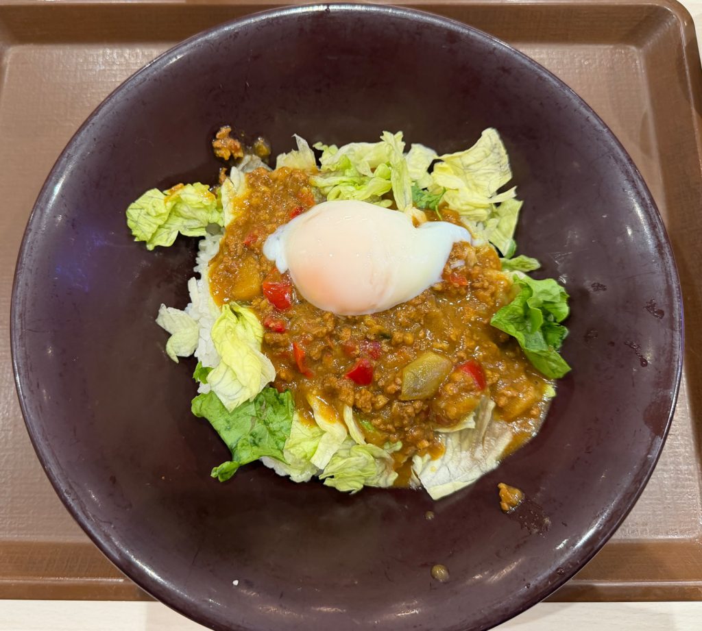 【グルメ】すき家「スパイシーな、夏よ来い。」　スパイシーキーマカレー丼を食べてみた