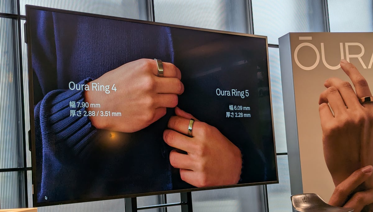 40％小型化を実現したスマートリング「Oura Ring 5」が発売