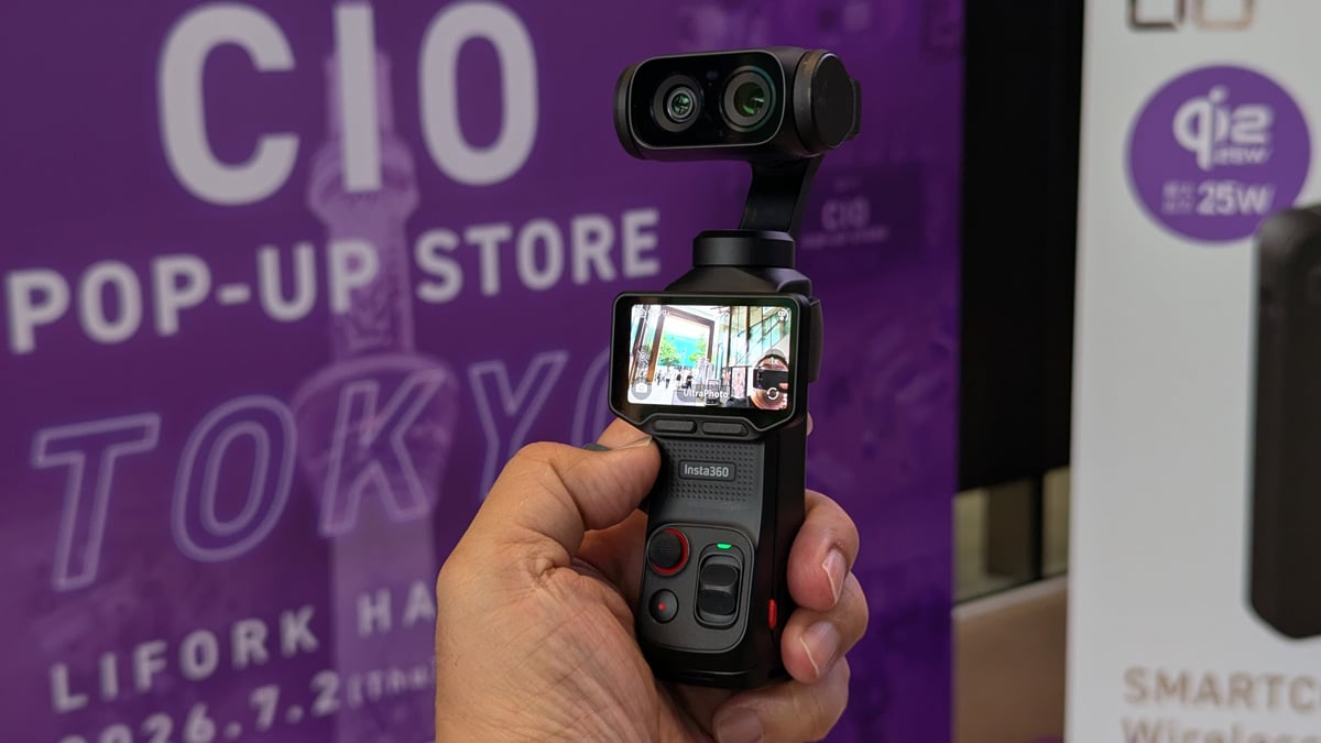 Insta360初のジンバルカメラ「Luna Ultra」レビュー　取材カメラに使えるのか試してみた