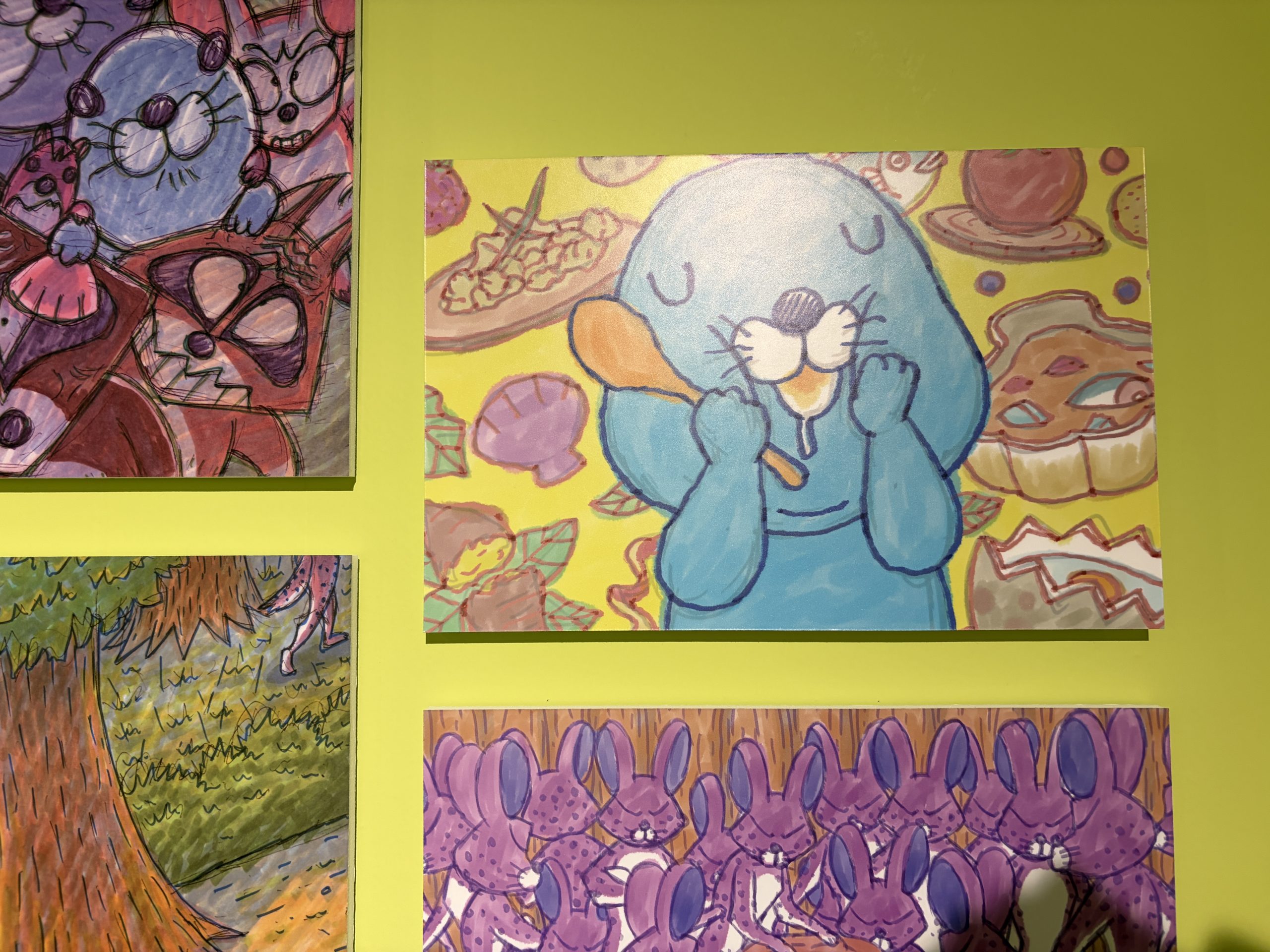 歴代カバー原画がずらり！ 『ぼのぼの展 40年のこと。』に行ってみた
