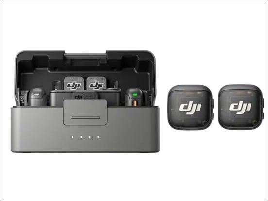 DJIのワイヤレスマイク「Mic 3」がセール中。最大4人の音声を録れる