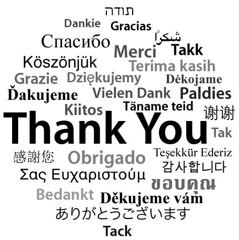 アップルのサポートアンケートに回答すると見れる世界各国の ありがとう Thank You ありがとうございます 감사합니다 など ガジェット通信 Getnews