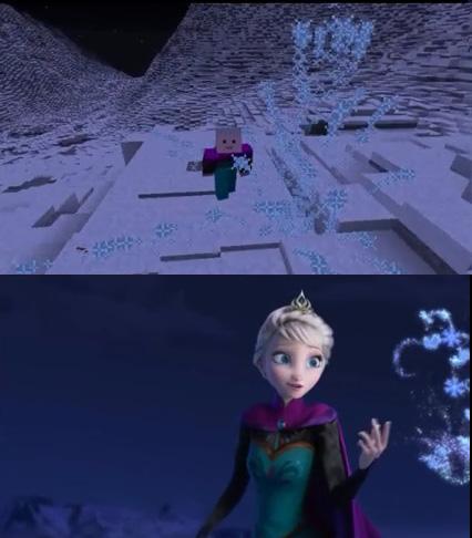 アナと雪の女王 の Let It Go を マインクラフト で再現した動画が話題 比較動画も公開 ガジェット通信 Getnews
