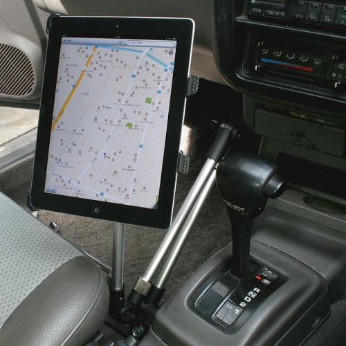 Ipadを車載するならこれ シートレールに固定するカーホルダー登場 イケショップのレア物 ガジェット通信 Getnews