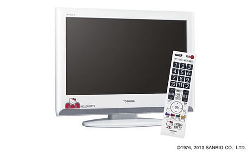 キティちゃん”と東芝『レグザ』がコラボ！19型地上デジタル