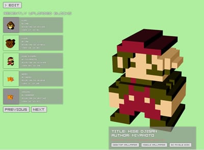 3dでドット絵を描こう 3dお絵かきウェブサービス Q Block が公開 ガジェット通信 Getnews