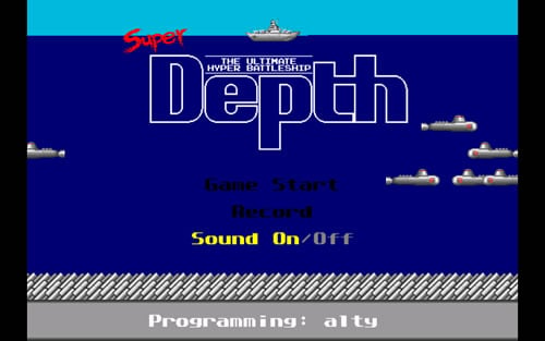 Pc 9801からandroidへ Bio 100 の名作フリーゲーム Super Depth がアプリになった ガジェット通信 Getnews