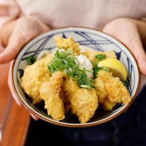 鶏天満載 丸亀製麺の新メニュー タル鶏天ぶっかけ を試食 裏ワザ研究してきた ガジェット通信 Getnews