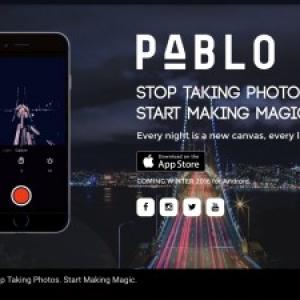 ライトペインティングを簡単にiphoneで撮影 新アプリ Pablo なら設定の手間いらず ガジェット通信 Getnews