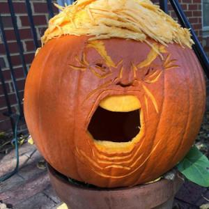 画像 トランプ候補がハロウィンのネタになる カボチャのお化け トランプキン ガジェット通信 Getnews