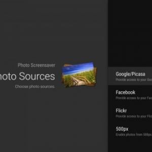 Android Tvの写真スクリーンセーバーアプリ Photo Screensaver がfacebook Flickr 500pxをサポート ガジェット通信 Getnews