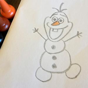 アナ雪 オラフ 書き方