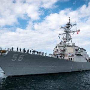 民間船と衝突し損傷したアメリカ駆逐艦マケイン 修復を終え戦列復帰 ガジェット通信 Getnews