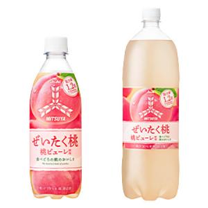 果汁率1 2倍 桃ピューレ使用 三ツ矢 ぜいたく桃 新発売 ガジェット通信 Getnews