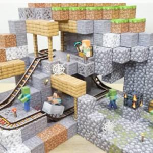 マインクラフトの世界をペーパークラフトで忠実再現 約半年かけた力作に称賛 ガジェット通信 Getnews