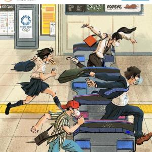 東京は毎日がオリンピック 日常を切り取ったイラストに どれも日本で見かける光景だよね このシリーズいいね ガジェット通信 Getnews