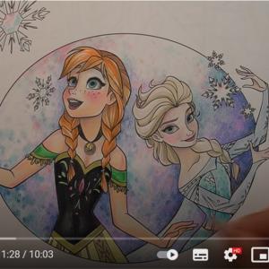 ホラーアーティストによる アナと雪の女王 のぬりえ動画 悪い夢見そう 子どもには絶対見せちゃダメなやつ ガジェット通信 Getnews