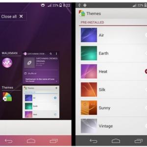 Xperia Z2のテーマとタスクキルアプリが個別ダウンロード可能に ガジェット通信 Getnews